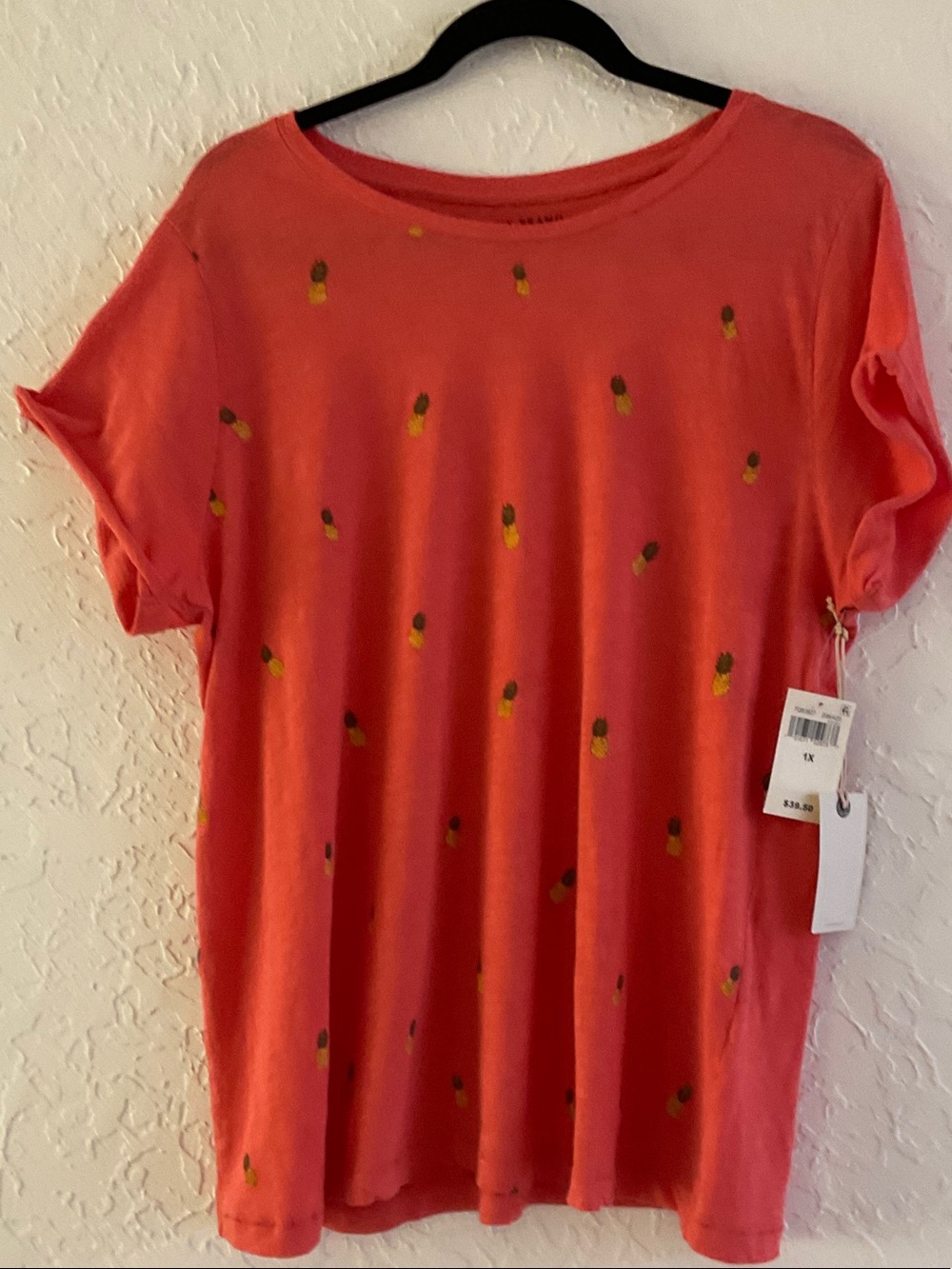Lucky Brand Coral Short Sleeve Tee